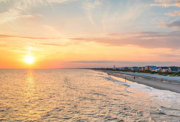 Sunset at Oak Island