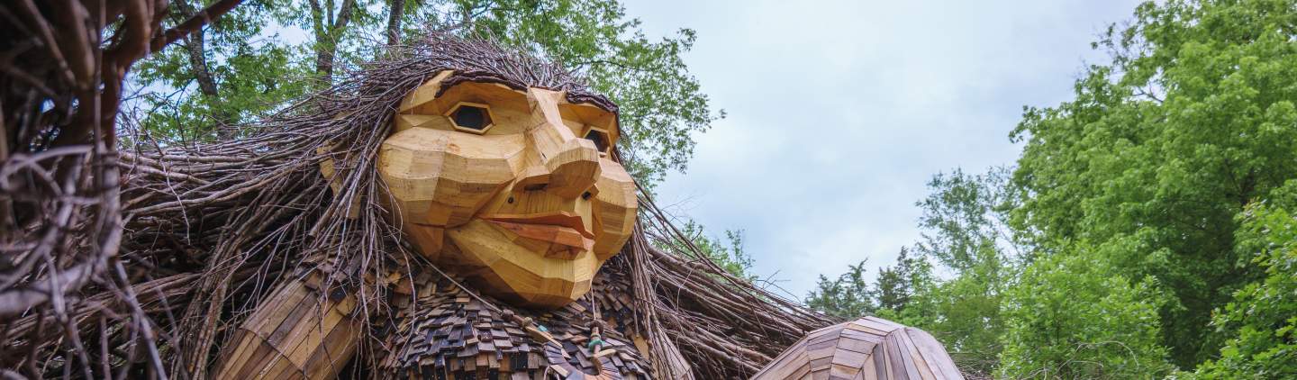 Mama Zelda Turns One: Huntsville Botanical Garden's Dambo Troll