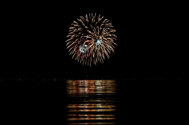 July 3rd Fireworks over Lake Champlain