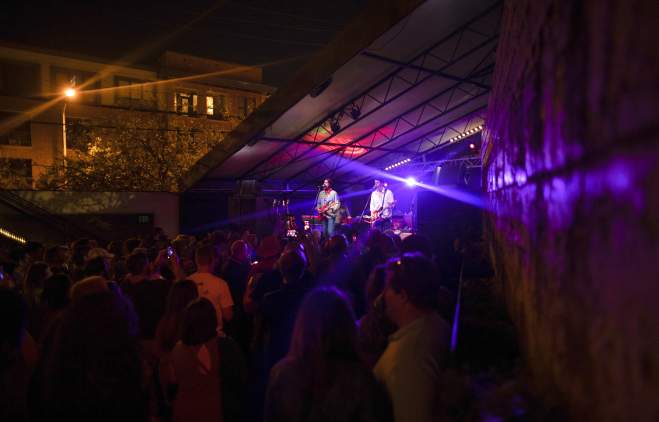Band of Heathens on stage at Mohawk on Red River in Austin Texas