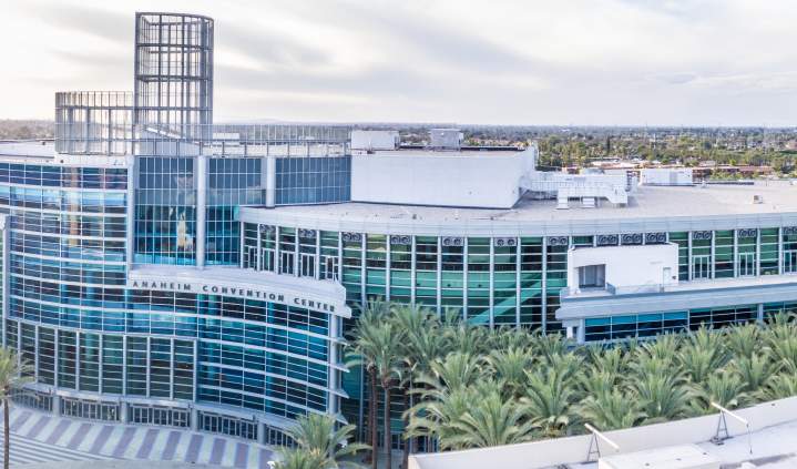 Aerial View Of The Anaheim Convention Center