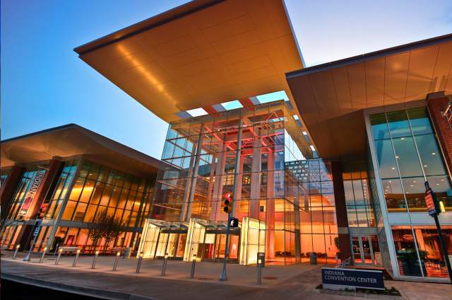 Entrance to the Indiana Convention Center