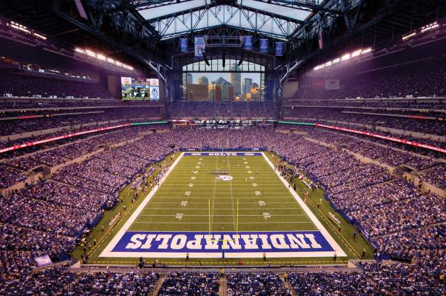 Indianapolis Colts Game at Lucas Oil Stadium.
