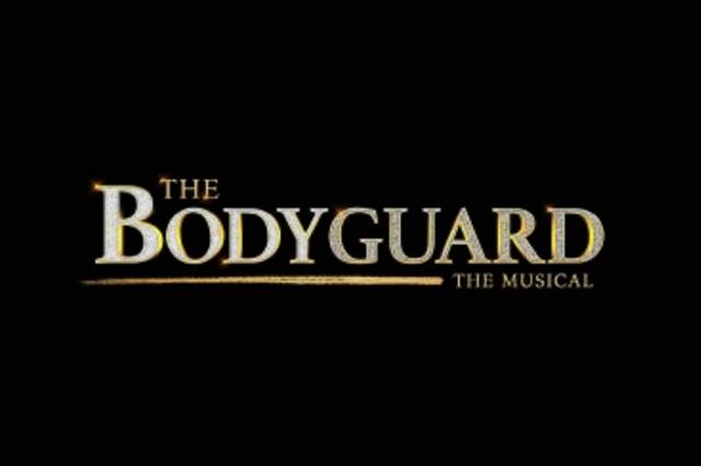 "The Bodyguard" in white and yellow text on black background.