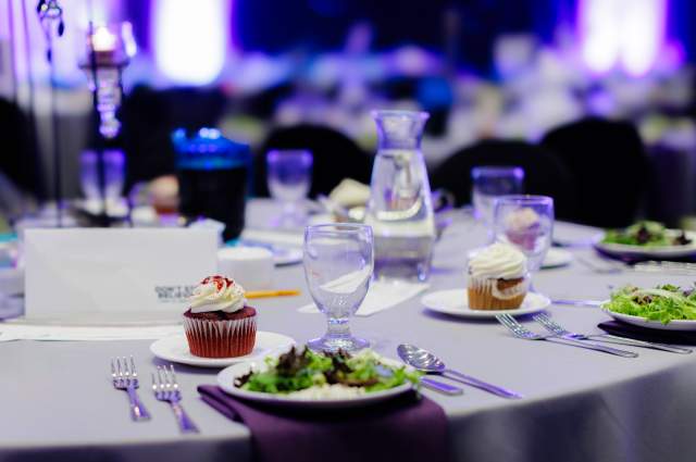 Photo of catered food