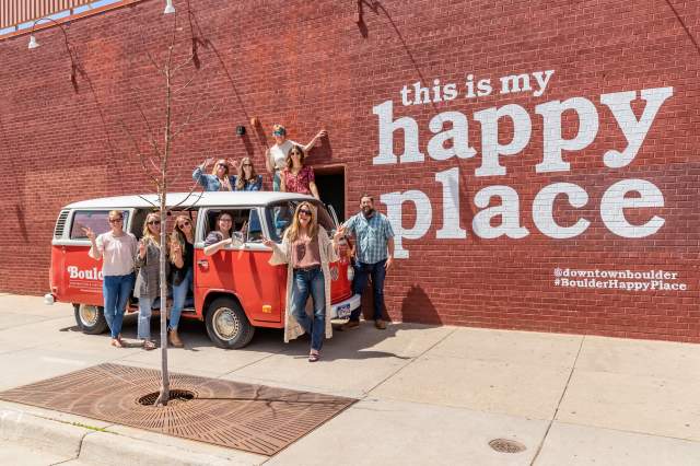 Boulder Happy Place Mural Staff Photo