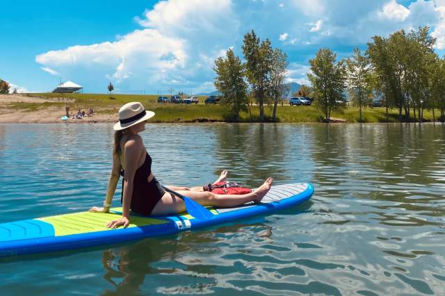 paddleboarding in boulder