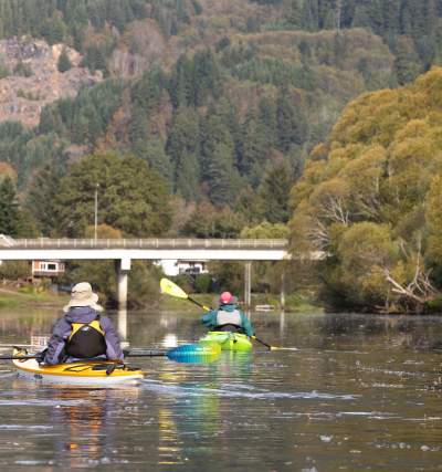 Kayaking at Mapleton