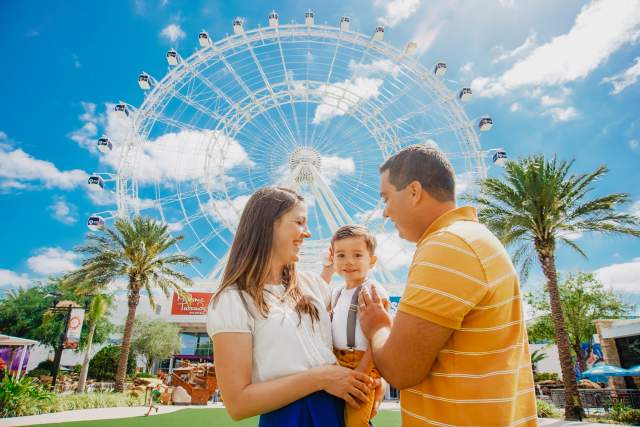 ICON Orlando™ family in front of wheel