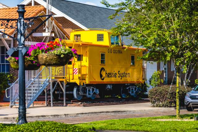 Train in downtown Winter Garden