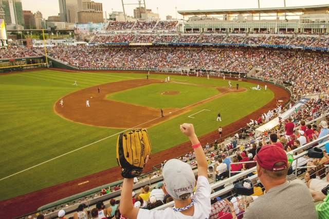 Every year, Omaha hosts the Men's Baseball College World Series
