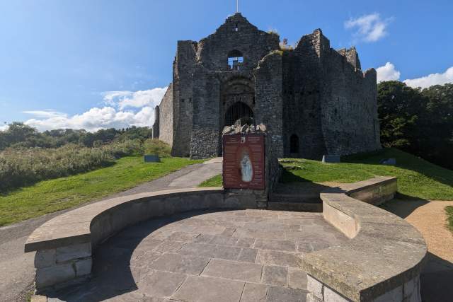 Oystermouth Castle - Front Entrance