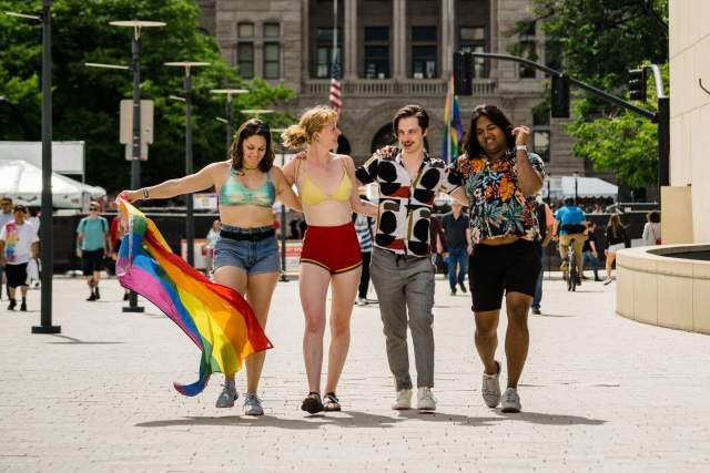 Friends at Salt Lake Pride Festival 2019