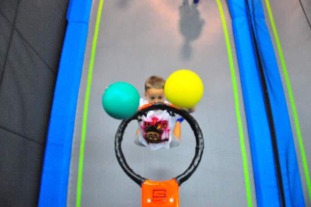 Jump Start Trampoline Park at Dezerland Park Orlando basket