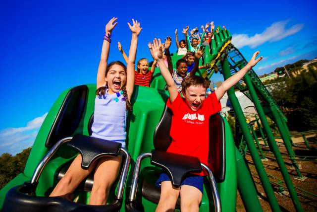 LEGOLAND® Florida Resort children on dragon ride