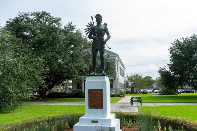 Attakapa Indian Statue