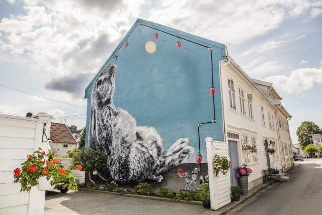 Street art i Hollenderbyen