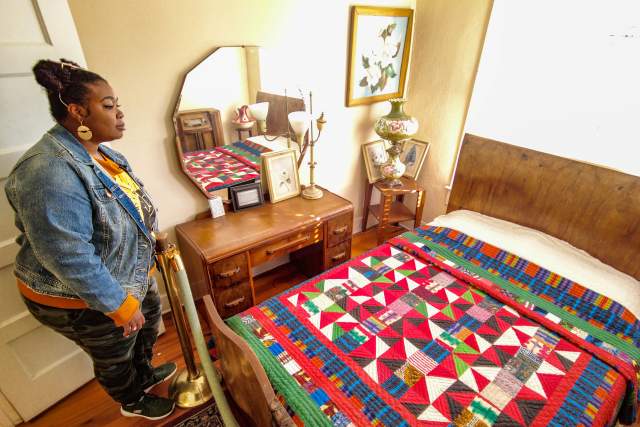 Influencer Katrina Dandridge visits Wells’Built Museum