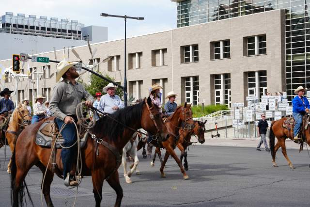 Pioneer Day Parade down South Temple SLC