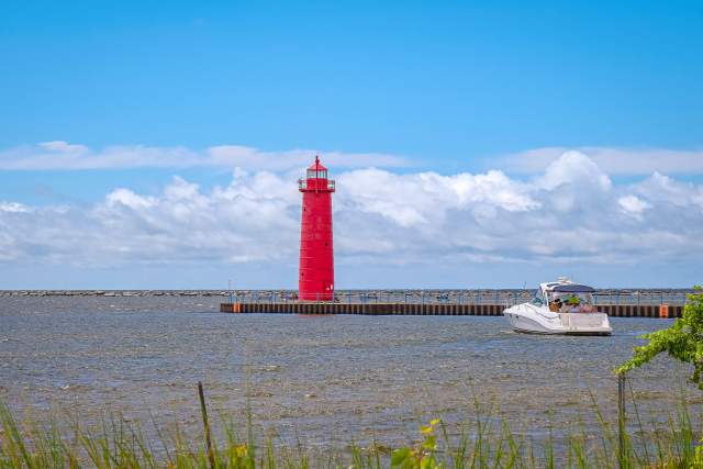 Muskegon South Pierhead Light Landscape
