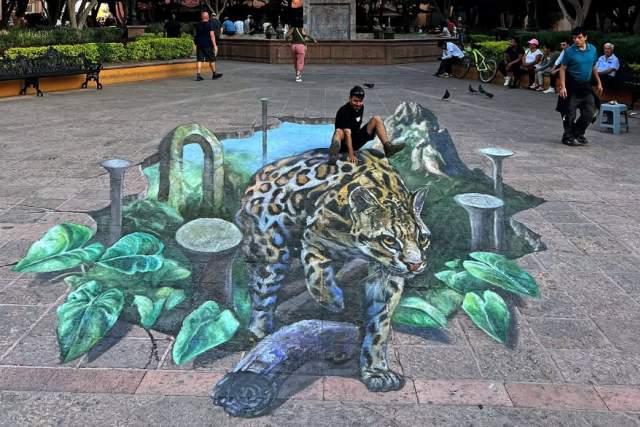 Street Painting Abraham Burciaga