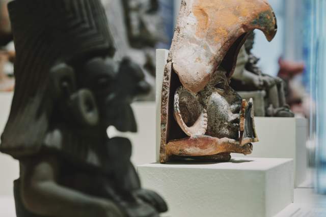 Sculptures at the Orlando Museum of Art