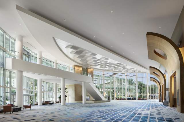 Foyer and rotunda at the Hyatt Regency Orlando