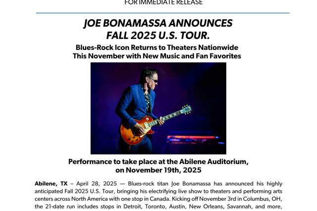 04.29.25 - Joe Bonamassa