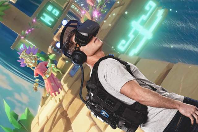Players of Enginerium, a Virtual Reality Game at Main Event