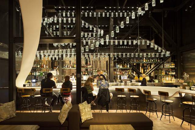 The Forbidden Lounge bar at Morimoto Asia restaurant in Disney Springs