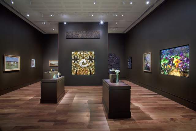 The Charles Hosmer Morse Museum of American Art exhibit in Laurelton Hall