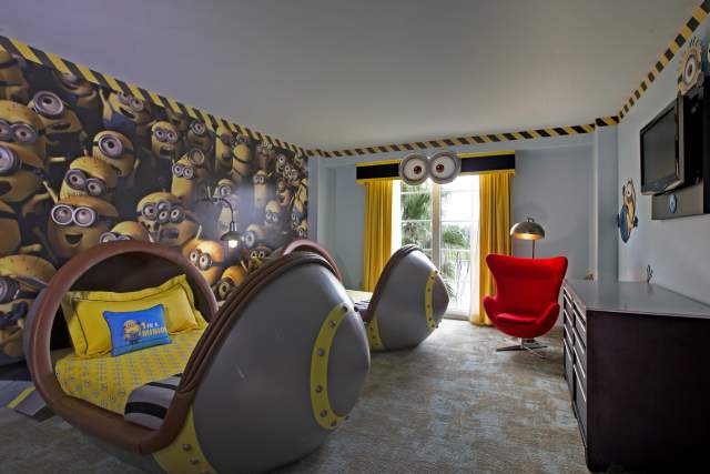 Loews Portofino Bay Hotel Despicable Me kid's suite