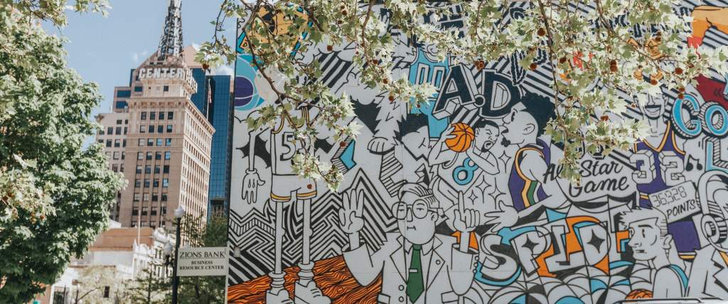 Mural in downtown Salt Lake