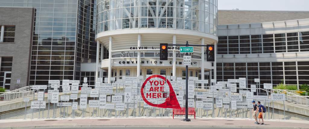 'You Are Here' Mural at The Salt Palace Convention Center