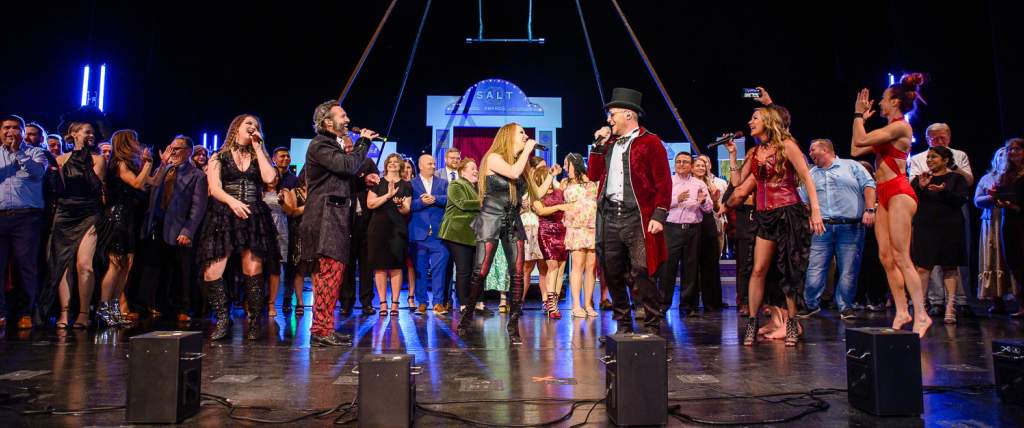 Winners and performers on stage at the 2024 Salt Awards