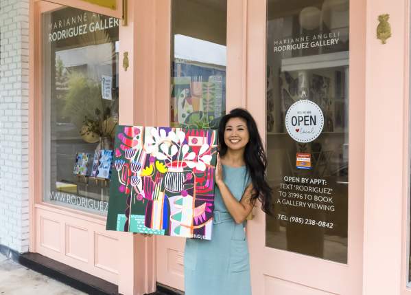 Marianne Angeli Rodriguez Gallery in downtown Covington
