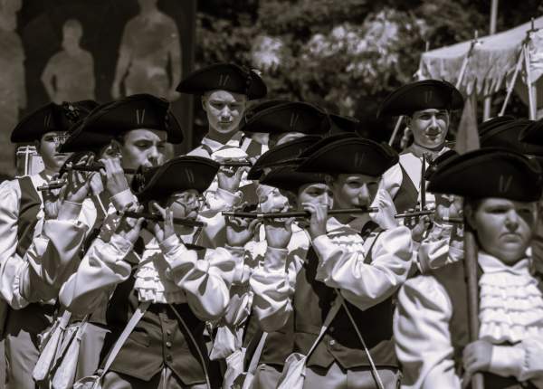 boys with instruments - history