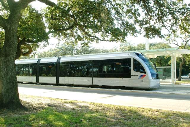 The Metro Rail in Houston
