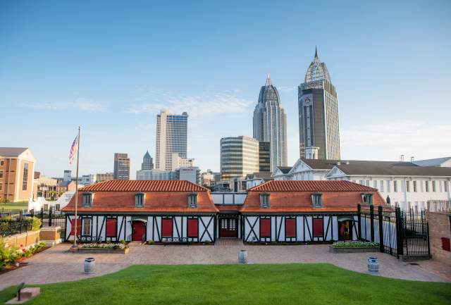 The outside of Colonial Fort Conde