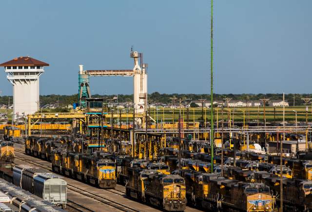 Golden Spike Tower and Bailey Yard