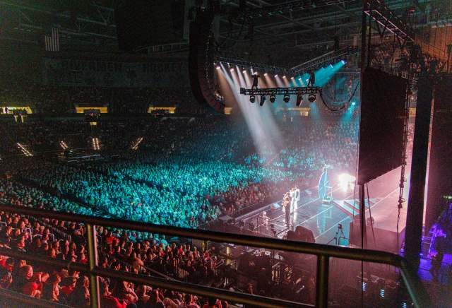 Photo of crowd in arena