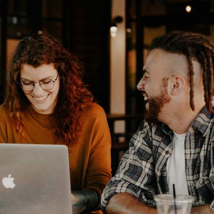 People with laptop