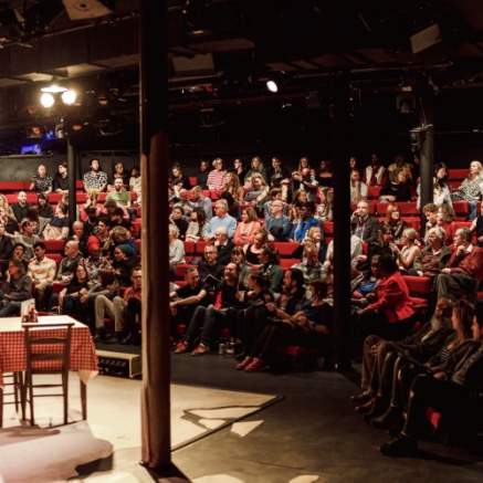 Audience in theatre at Tobacco Factory Theatres