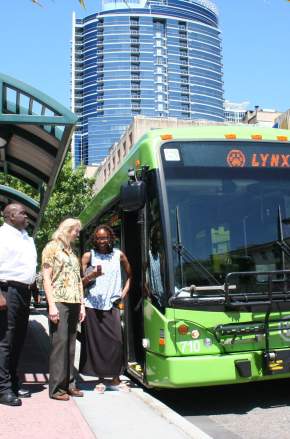 Lynx, Central Florida Regional Transportation Authority bus stop