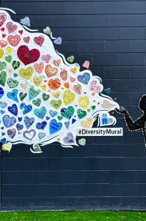 New Diversity Mural in the Mills 50 area of Orlando