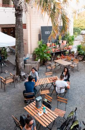 Patio at East End Market in Downtown Orlando