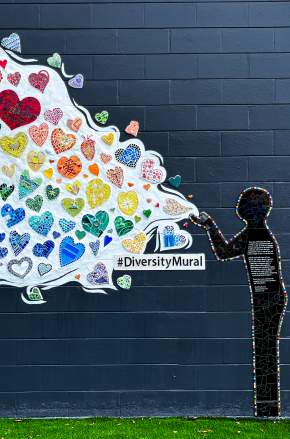 New Diversity Mural in the Mills 50 area of Orlando