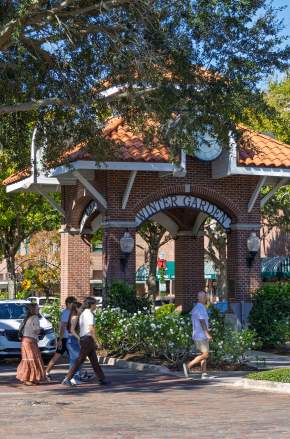 Clock Tower in Downtown Winter Garden