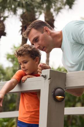 A family enjoying nature at Hyatt Regency Grand Cypress Resort