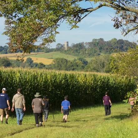 Hiking in First State National Historical Park